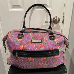 Large sequined Betsey Johnson bag